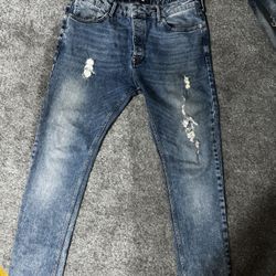 Top Man Distressed Denim Levis Big E Jeans Kapital Selvedge Denim