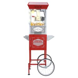 Vintage 12 Oz. Professional Popcorn Machine With Concession Cart