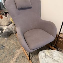 Grey Rocking Chair