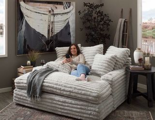 Over sized chase lounge