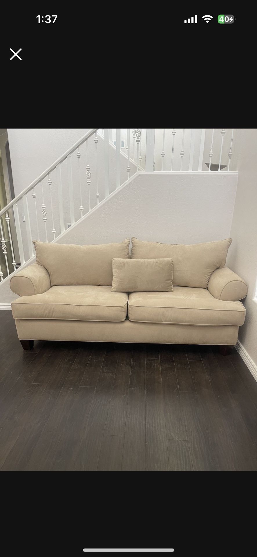  Velvet Sofa 