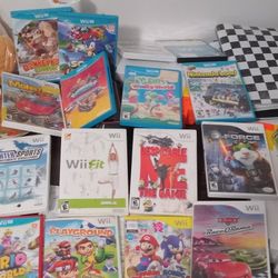 Nintendo Wii  With 22 Games