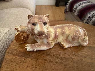 "Wealth Tiger" or Chinese Zodiac Tiger figurine
