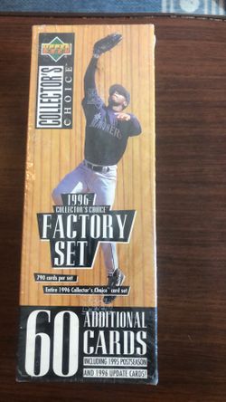 1996 Collectors Choice Baseball Factory Seal 790 Cards Per Set  60 Additional Cards In This Set Collectors Choice 