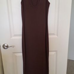 Sexy Brown Maxi Dress