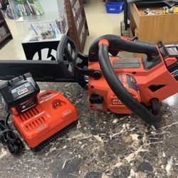 Milwaukee M18 FUEL 14 in. 18V Lithium-Ion Brushless Cordless Battery Top Handle Chainsaw 8ah 6ah With Charger
