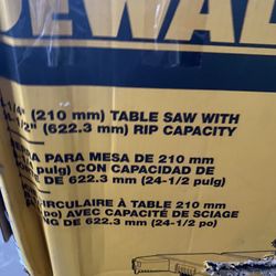 Dewalt Table Saw (new)