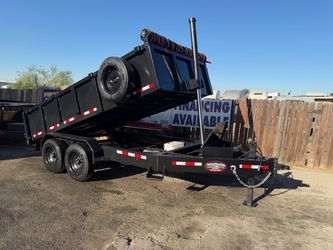 14x8x2 heavy duty dump trailer