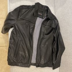 Leather Jacket Size Large 