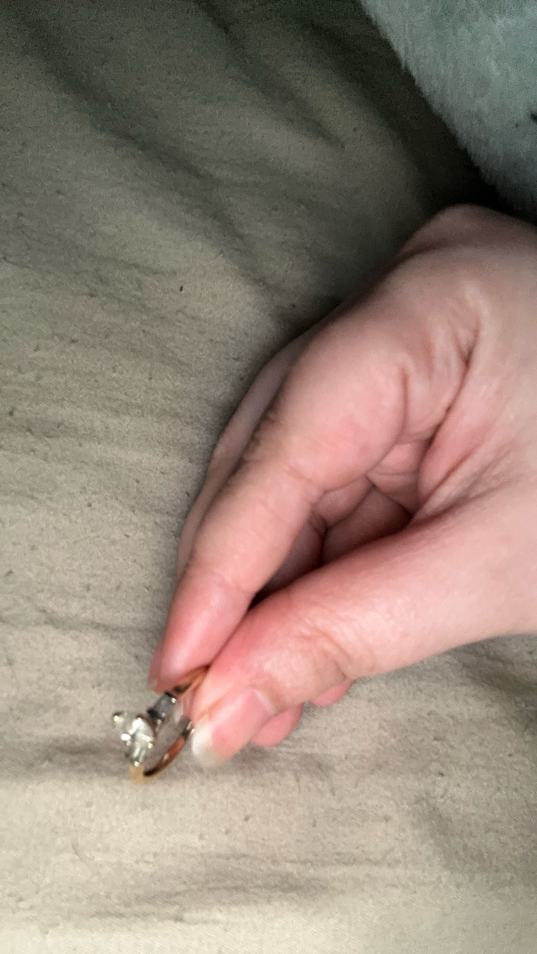 Diamond Gold Engagement Ring 