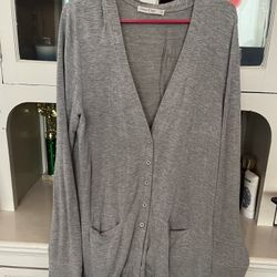 Summer & Sage Gray Sweater And Jacket