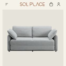 Sol Place Sunset Sofa Bed in Light Grey Brand New, 50% off Retail! 