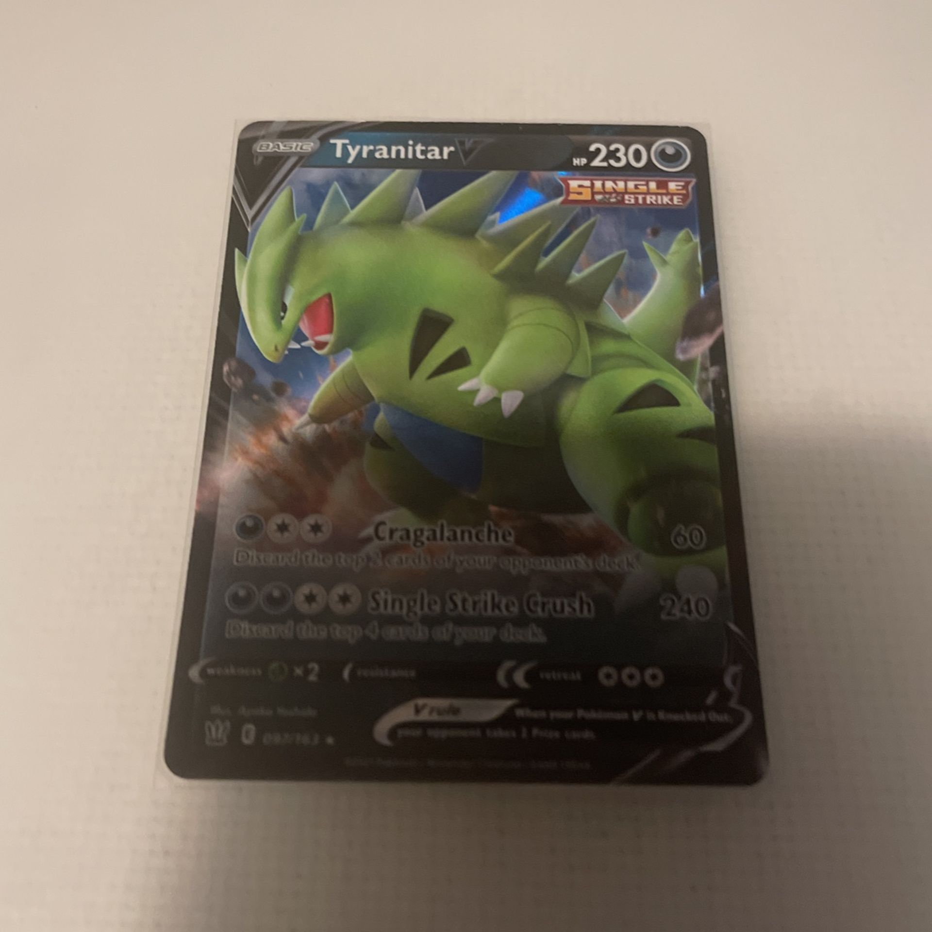 Pokémon Tyranitar V 97/163