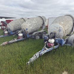 1 Yard Cement Mixer Trailer
