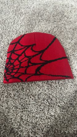 spider web beanie new