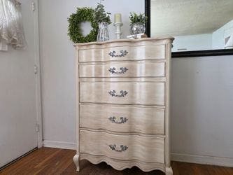 Tall French Provincial Dresser