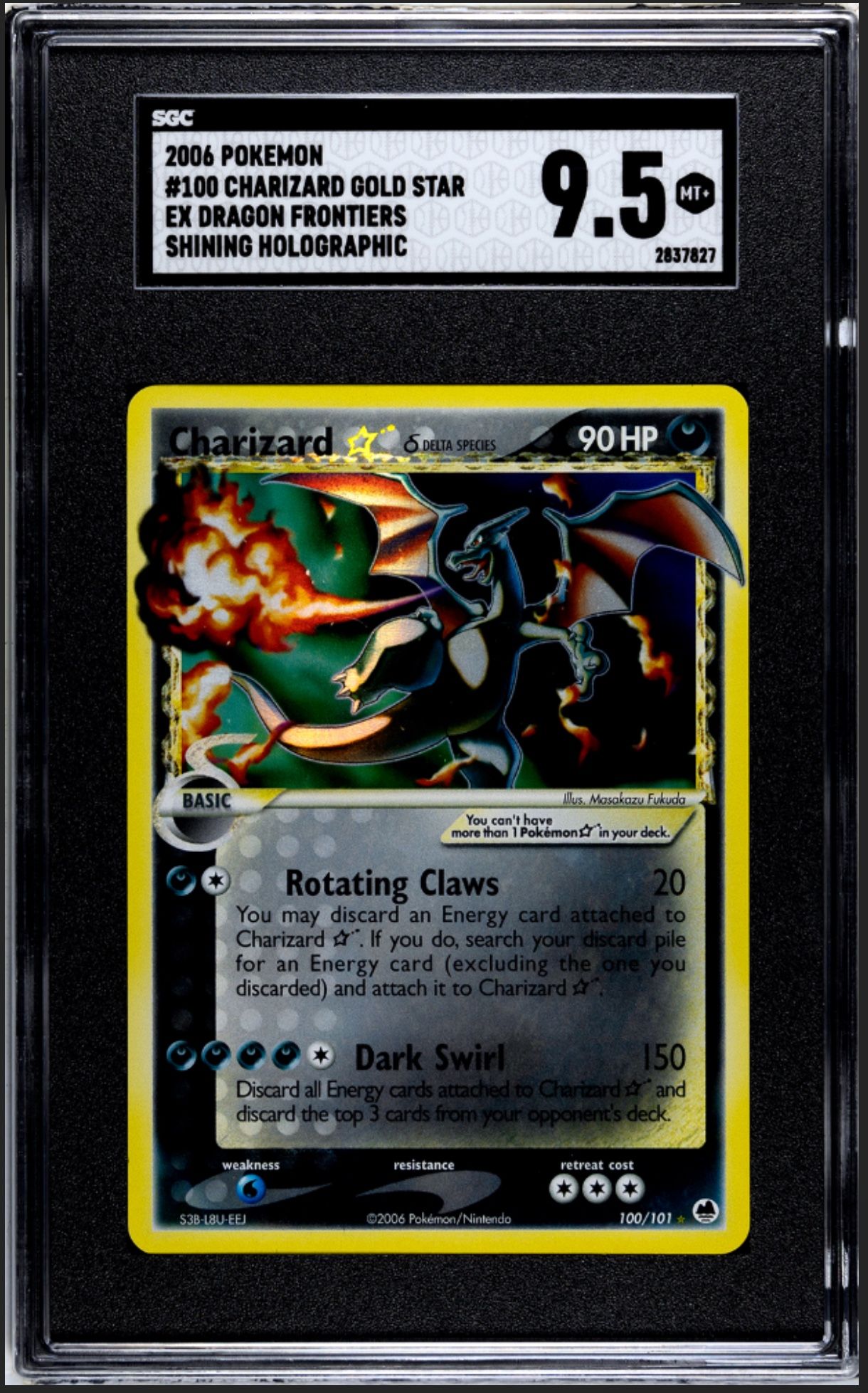 Charizard Gold Star 9.5 Pokémon Pokemon Graded