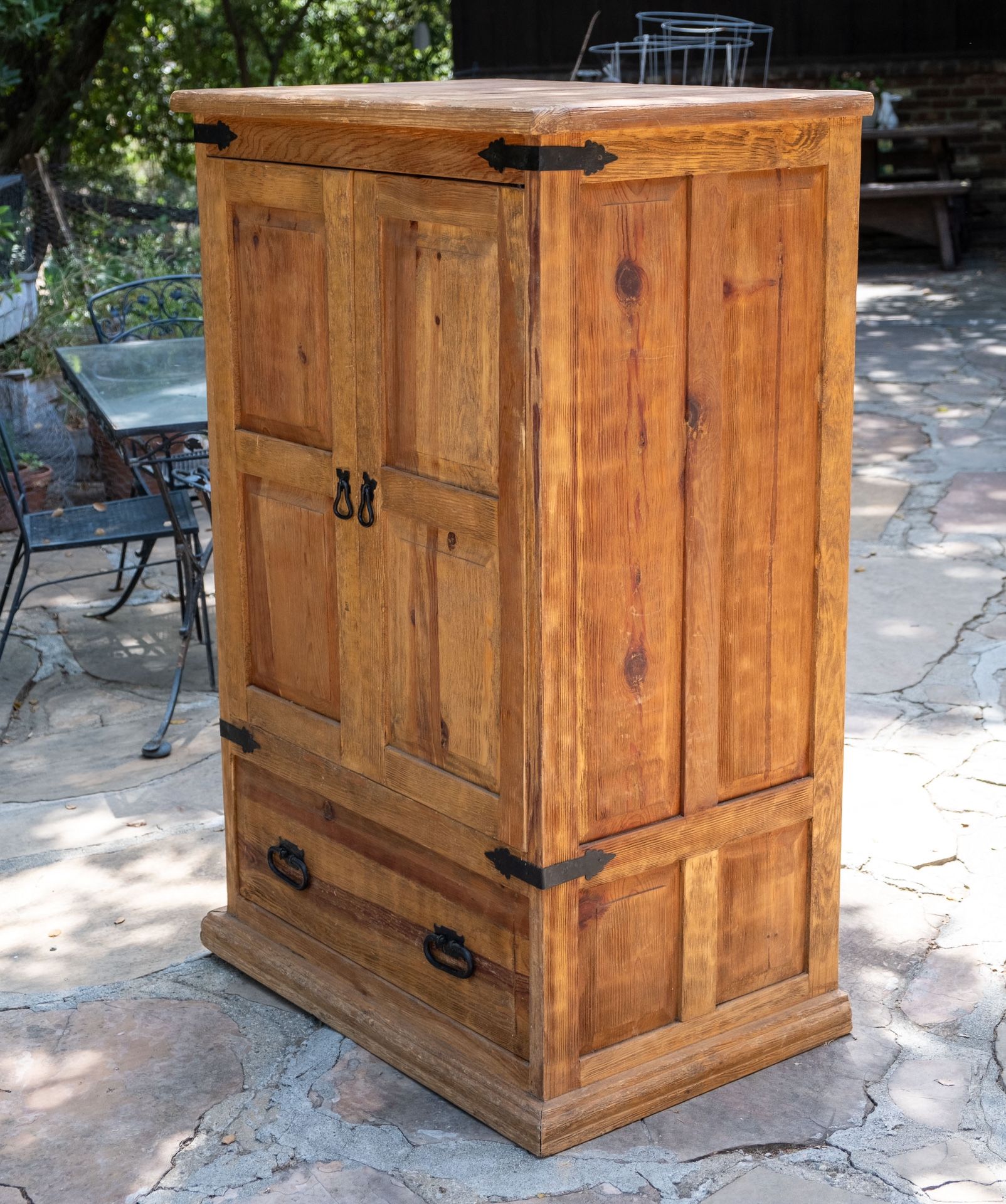 Rustic Mexican Pine Cabinet