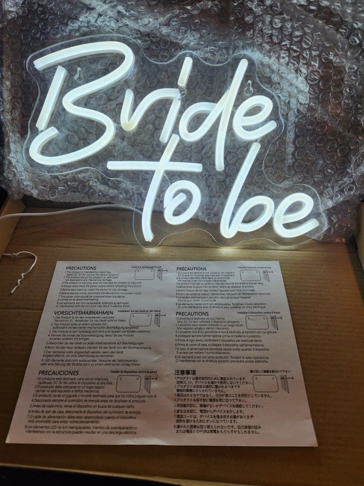 Bride To Be Sign