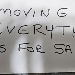 Selling Everything Saturday 6/21 And Sunday 6/22 10am-6pm