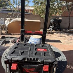 Black Milwaukee Packout rolling chest