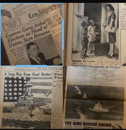 Vintage 1943 Los Angeles Examiner (The Capone Gang