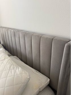 King Bed Frame + Mattress
