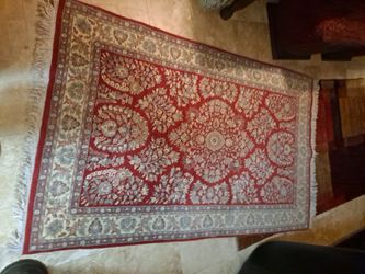 6x3.5 Persian Tabriz area rug