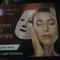 Rejuven Light Therapy Mask 7 Color LED Face Mask Light Therapy Facial Treatment