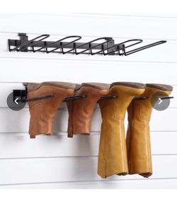 Wall-Mounted Boot Rack Organizer