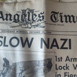 Los Angeles Times 1944 Paper 