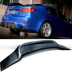 BRAND NEW 2006-2013 LEXUS IS250 IS350 IS-F SEDAN Real Carbon Fiber Rear Trunk R Style High Kicks Spoiler