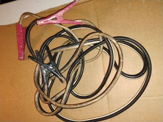 Heavy Duty Jumper Cables 12 Foot Long Cars Trucks Vans Boats
