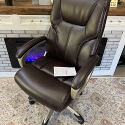 BRAND NEW**Amazon Basics Executive High Back Office Chair, Adjustable Height, Tilt, Swivel, Padded