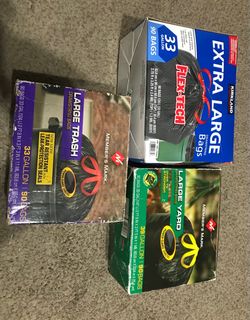 3 Boxes Trash Bags – Member's Mark & Kirkland