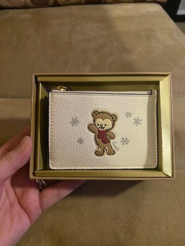 Coach Snowflake Bear ID Case New (C6595B)
