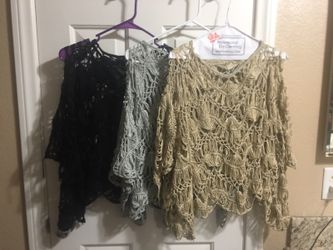 Winter shawls size small/medium