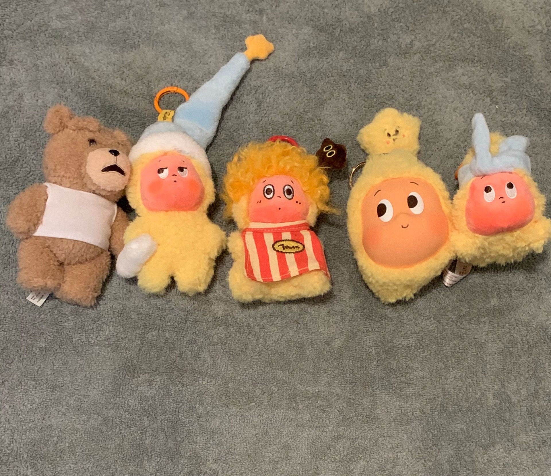 Popmart Twinkle Twinkle Plush Charms and Ted 2 Plush Charm