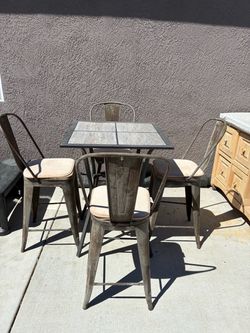 5-Piece Counter Height Dining Table Set