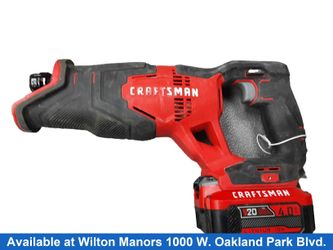 Craftsman Cmcs300 Red Cordless Reciprocating Saw