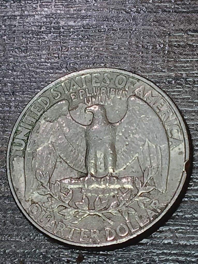 This One Is A Very RARE Extremely RARE LIBERTY Quarter Has A Small Error On It's Wings 