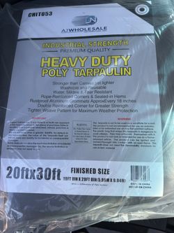 20x30 Heavy Duty Poly Tarp 