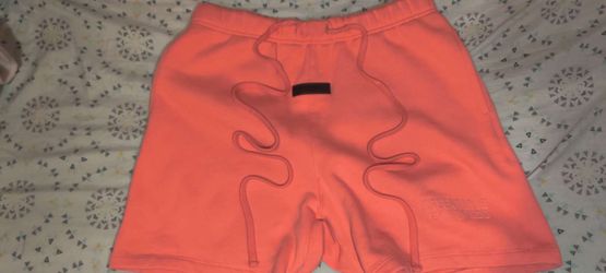 Fear of God Essentials Coral Fleece Shorts Size large