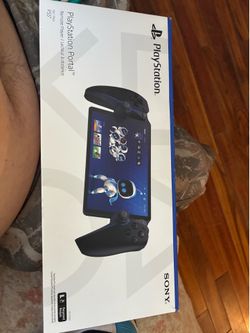 I am currently selling a PS5 portal and it’s brand new has no scratches, but it has been used but overall the condition is pretty good and it comes wi