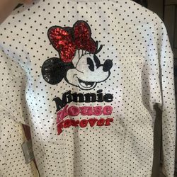 New Never Worn Mickey Mouse Jean Jacket
