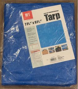 New Blue Tarp 7’4” x 9’6” Harbor Freight