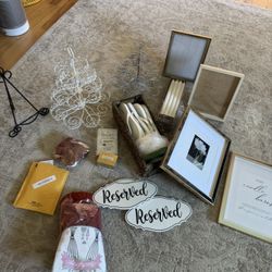Wedding Items! Photo Frames, Candles, Cupcake Stands 