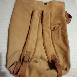 Military Duffle/Backpack, Canvas Material 