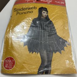 Halloween Adult Spiderweb Costume