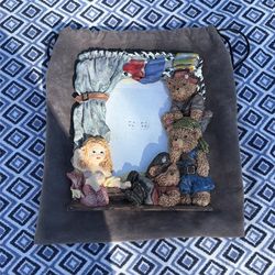 Vintage Teddy Bear Picture Frame